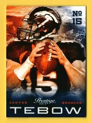 $3.55 • Buy 2012 Prestige #2 Tim Tebow Denver Broncos - Serial # /1500