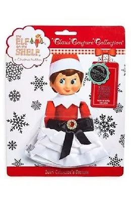 $13.50 • Buy The Elf On The Shelf Outfit: Claus Couture Satin Tiered Skirt For Girl Elf NIP