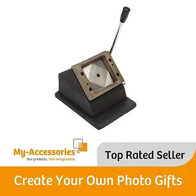Desktop Photo Paper Cutter Square Paper Punch For Keyrings Photo ID & Crafts • £127.70