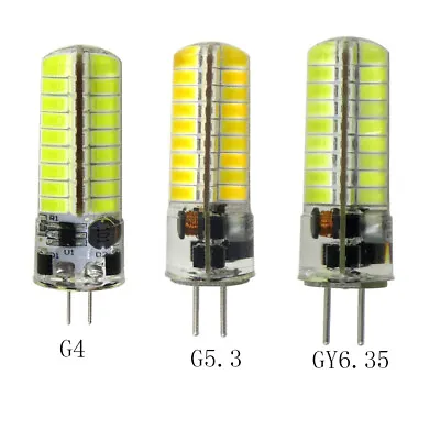 G4/G5.3/GY6.35(GX6.35) LED Light Bulb 12-24V 72 5730 SMD RV/Boat Silicone Light • $2.49