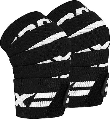 Knee Pads MMA By RDX Lifting Straps Knee Sleeves Weightlifting Gym Knee Wraps • $19.99