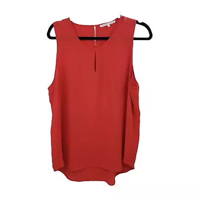 Violet & Claire Classic Red Sleeveless Blouse Women Size XL Keyhole Neckline Top • $13.88