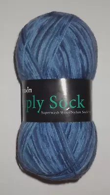 One Skein Mary Maxim Simply Sox Yarn 100g 459yd Superwash Wool/Nylon #009 • $13.99