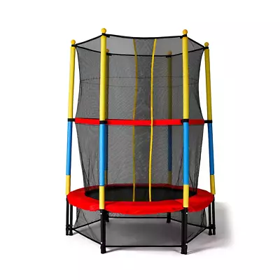 Trampoline For Kids 55  Indoor/Outdoor Junior Trampolines Jumping With Enclosure • £75.95
