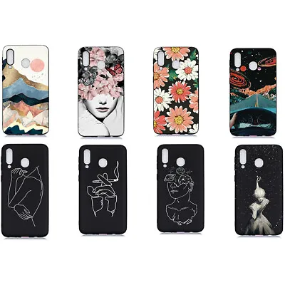 Pattern Black Silicone Back Case Phone Case Cover For Xiaomi Poco X3 Note10 Lite • $9.56