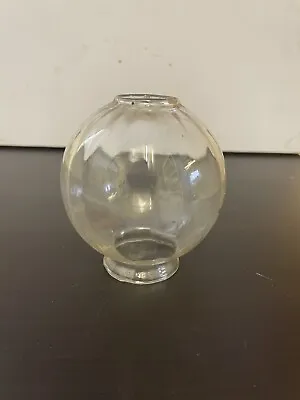 Vintage Glass Oil Lamp Globe Shade Glass Paraffin Lamp Globe Chimney Shade • £16