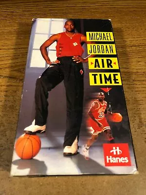 Michael Jordan: Air Time VHS VCR Video Tape Movie Used Biography Basketball • $5