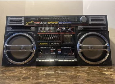 VTG 80’s LASONIC TRC-975 BOOMBOX Portable Stereo Radio Cassette Ghetto Blaster • $800