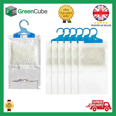 Mildew Absorb Wardrobe Dehumidifier Hanging Bags Humid Air Moisture Damp Traps • £5.40