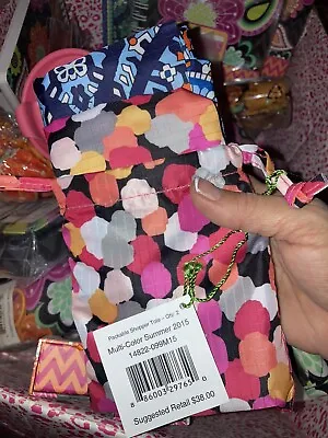 Vera Bradley Pixie Confetti & Marrakesh PACKABLE SHOPPER TOTES Reusable Bags NWT • $27
