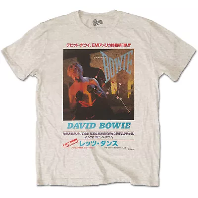 DAVID BOWIE - Unisex T- Shirt - Japanese Text - Sand Cotton • $37.15
