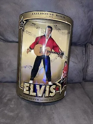 Elvis Presley 12  Doll Jailhouse Rock 45 RPM 1993 Hasbro 9146 New ! • $67.43