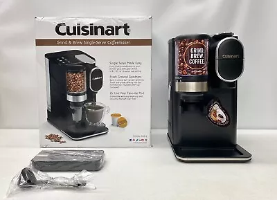 $144.99 • Buy NEW Cuisinart Grind & Brew Single-Serve Coffeemaker~Pod Compatible~DGB-2~Black