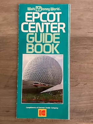 Vintage 1986 Walt Disney World Epcot Center Guide Book Eastman Kodak • $9.99