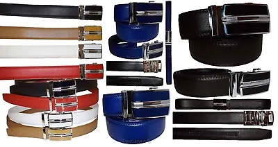 Men's Belt Genuine Leather Dress/casual Belt Auto-lock Brand New Belt UP To 50  • $15.16