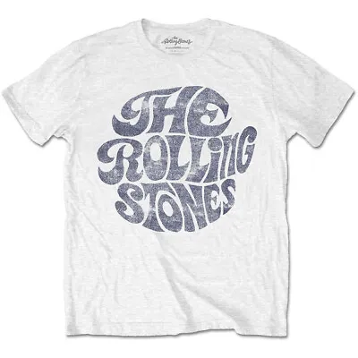 The Rolling Stones - Vintage 1970's Logo - White T-shirt • $23.99