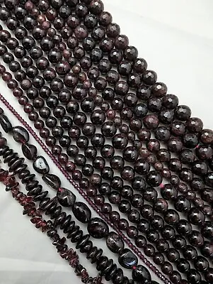 Garnet Gemstone Beads Red Garnet Choose Your Shape And Size • £6.35