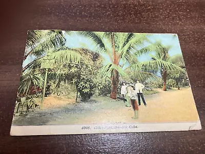 Kappystamps 1911 Habana Colon Park Postcard To Usa  Dv44 • $9.99