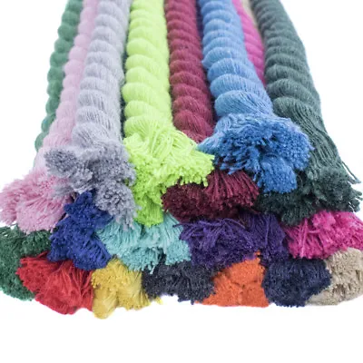 Premium Super Soft Colored Twisted Cotton Rope - Multiple Lengths And Sizes • $19.99