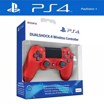 Original Playstation 4 Wireless Controller (PS4 Controller Dualshock 4)*Red • £17.95