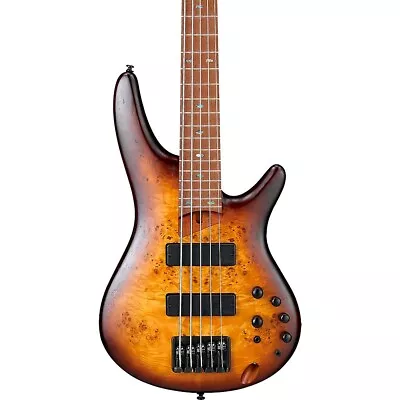 Ibanez SR505EPB 5-String Electric Bass Flat Brown Burst • $799.99