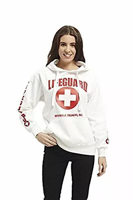 LIFEGUARD Official Ladies White Hoodie Myrtle Beach SC Small • $39.99