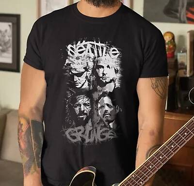 Seattle Is Grunge T-Shirt Rock Band Shirt 90's Rock Shirt Rock Tour Shirt • $13.99