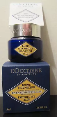 L'Occitane Immortelle Precious Eye Balm 0.5 Oz LOOK GOOD & HELP DOGS! • $29.99