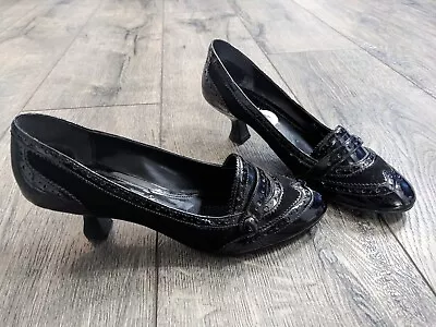 Womens Shoes Kitten Heel Steampunk Victorian Schoolmarm Edwardian Witch Costume  • $15