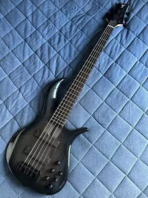 Electric Bass Guitar F-Bass BN5 Charcoal Burst 2014 Made Swamp Ash Body Canada • $6648