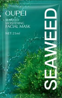 OUPEI SEAWEED Face Mask Sheet Pack Facial Mask Moisture Skin Care Set UK Seller • £3.99