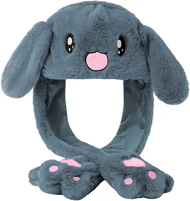 $20.67 • Buy Bunny Hat Moving Ears,Pressing Rabbit Hat Cap Paws Will Make Ears Move,Funny Nov