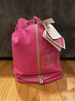 Vintage Diane Von Furstenberg Tennis  Bag Duffle  Luggage Pink • $99.99