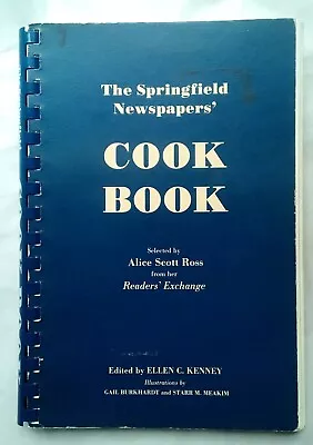 The Springfield Newspapers Cook Book Recipes 1985 Massachusetts Spiral Cookbook • $14.99