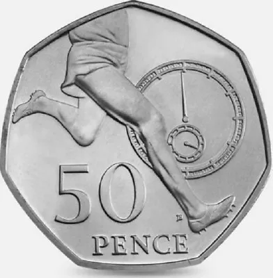 2004 50p Coin ~ Roger Bannister’s Four-Minute Mile Fifty Pence ~ COIN HUNT • £1.44