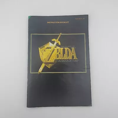 Legend Of Zelda Ocarina Of Time Instruction Booklet / Manual Nintendo 64 N64 • £9.99