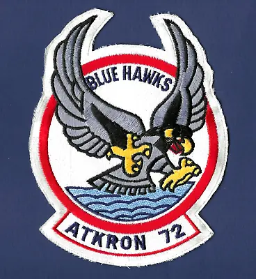 US Navy VA-72 Attack Squadron  Blue Hawks  Patch • $10