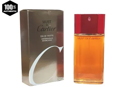 Must De Cartier By Cartier  1.6 Oz / 50 Ml EDT Spray For Women *RARE • $99.99