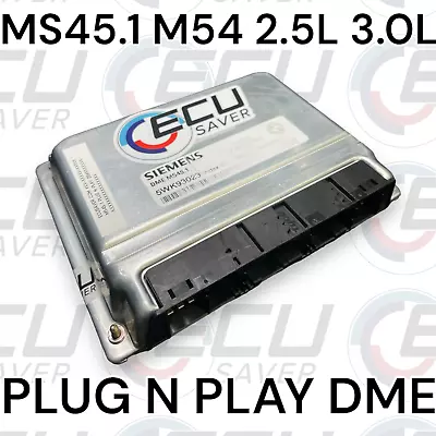 🔥 BMW MS45.1 Plug N' Play DME EWS DELETED / 7 458 770 / E46 E60 X3 2.5i 3.0i🔥 • $275