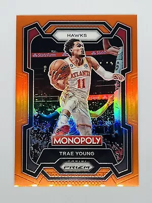 2023-24 Prizm Monopoly #4 Trae Young Orange #118/124 Atlanta Hawks • $4.99