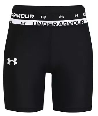 Under Armour Heat Gear Bike Shorts NWT Girls XL YXL Black • $12.99