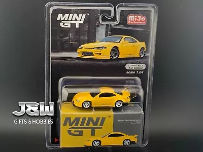 Mini GT Nissan Silvia S15 Rocket Bunny Bronze Yellow MGT00643 1/64 • $12.99