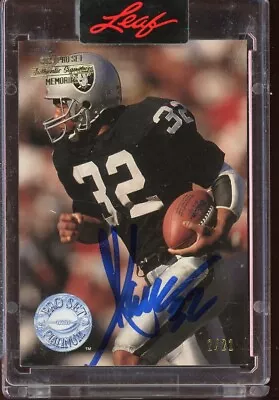 2023 Pro Set Memories Buy Back '91 Pro Set Platinum Marcus Allen Auto (2/21) • $7.50