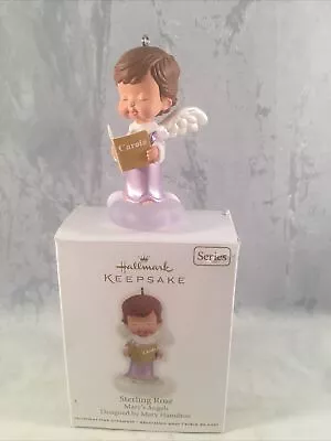 Hallmark Ornament Mary's Angel #25 Sterling Rose 2012 • $6.39