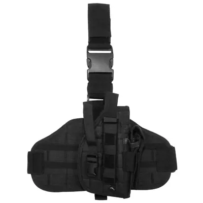 £24.95 • Buy Military Tactical Modular System Leg Holster Molle Panel Range Shooting Black
