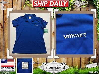 Official Vmware Nike Golf Polo Shirt Employee Work Women Blue Collared Small S🔥 • $17.99