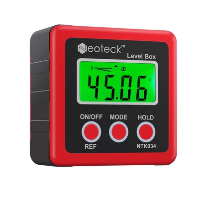 £21.99 • Buy Neoteck Magnetic Digital Level Box LCD Inclinometer Gauge 360°Angle Finder Meter