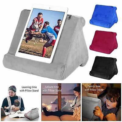 For Phone IPad Multi-Angle Pillow Tablet Read Stand Holder Soft Lap Rest Cushion • £17.96