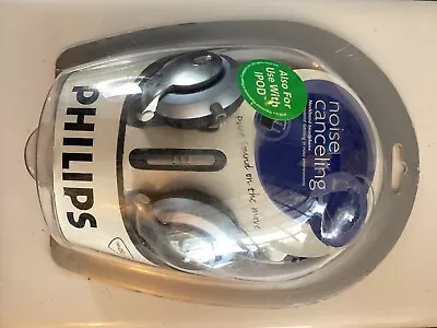 SEALED Philips Noise Cancelling Headphones SBC-HN050 Cracked Packaging NEW • $75