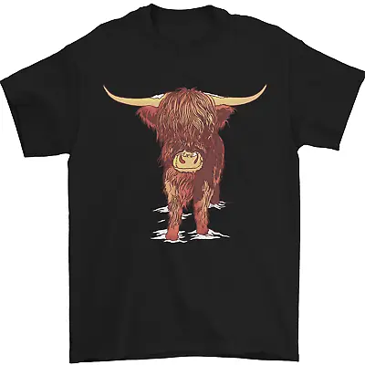 Highland Cattle Cow Scotland Scottish Mens T-Shirt 100% Cotton • £6.99